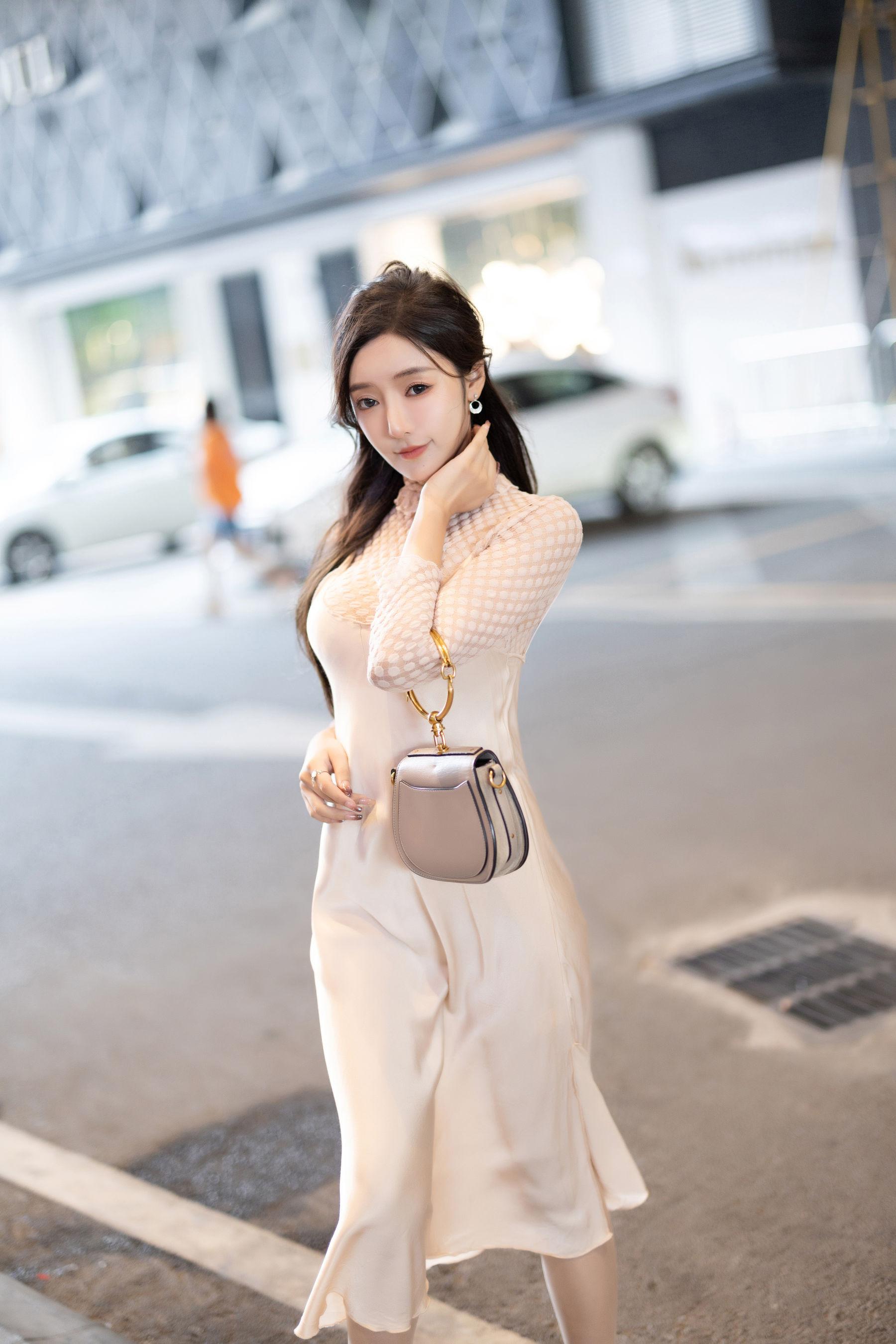 Paid Feature Wang Xinyao Alluring Private Photoshoot Benefits White Stockings 94P 4