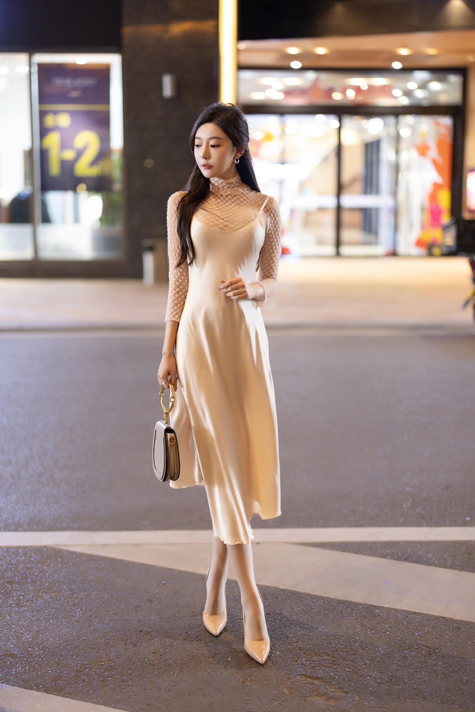 Paid Feature Wang Xinyao Alluring Private Photoshoot Benefits White Stockings 94P 7