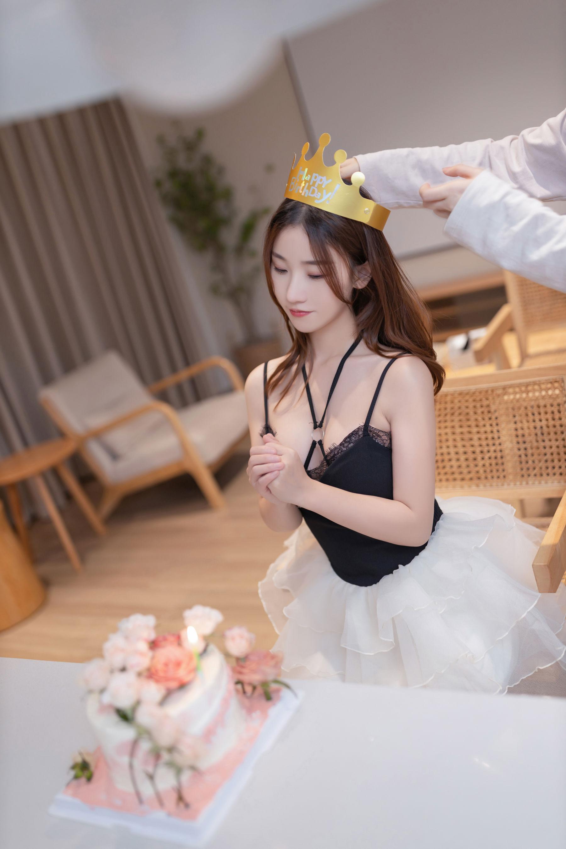 Paid Show Model Apricot Tempting Private Shoot Welfare Happy Birthday 116P 5