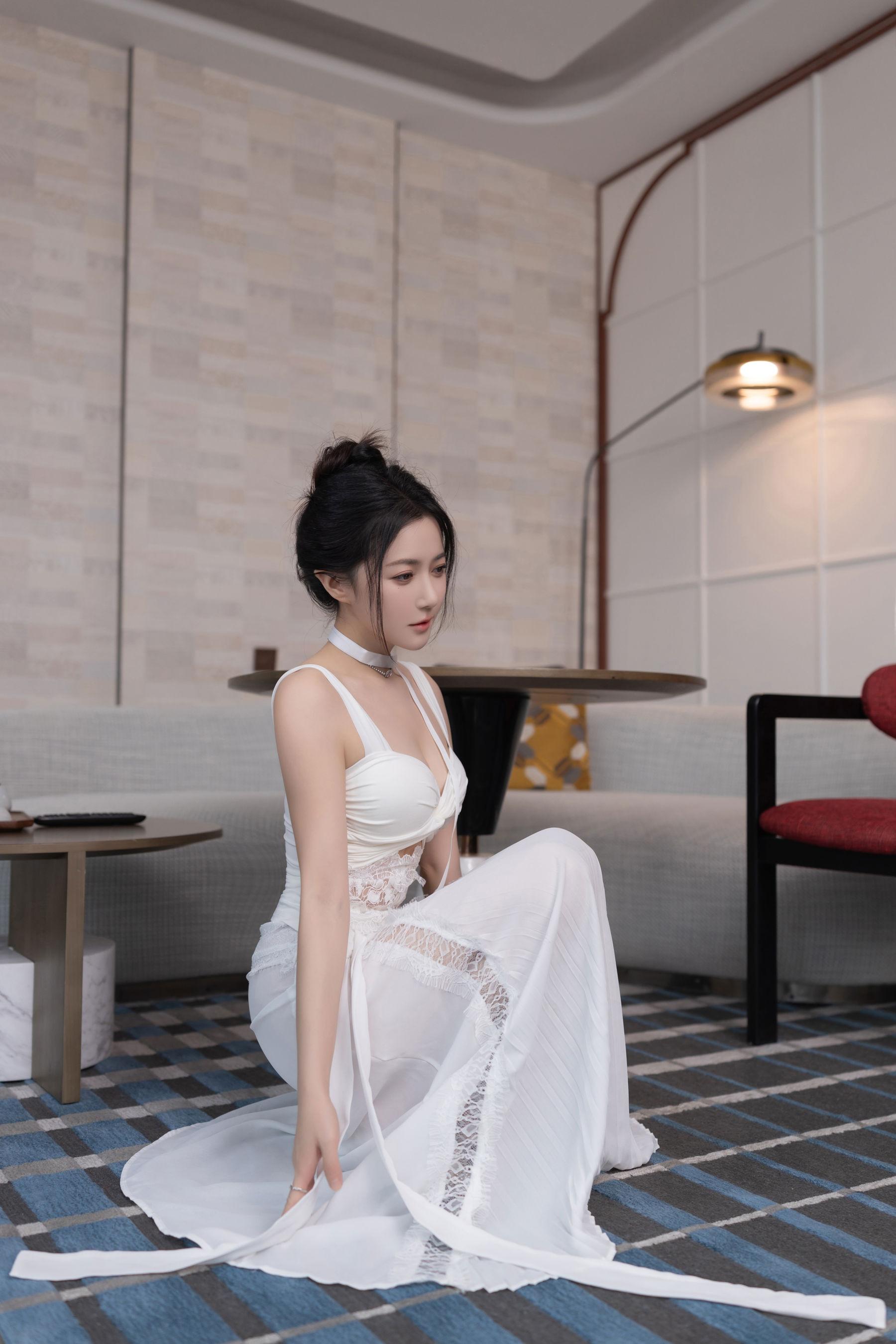 Paid Model] Caviar Fish Tempting Private Photo Benefits White Skirt Meat Silk 117P 2