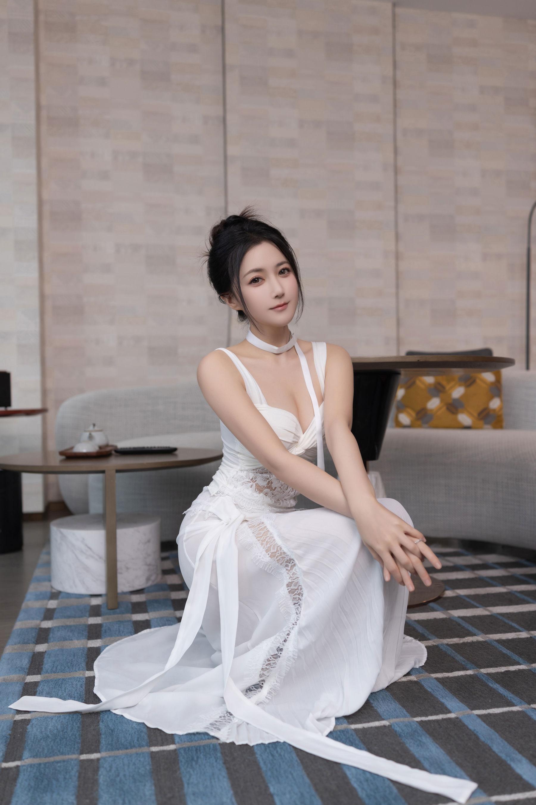 Paid Model] Caviar Fish Tempting Private Photo Benefits White Skirt Meat Silk 117P 3