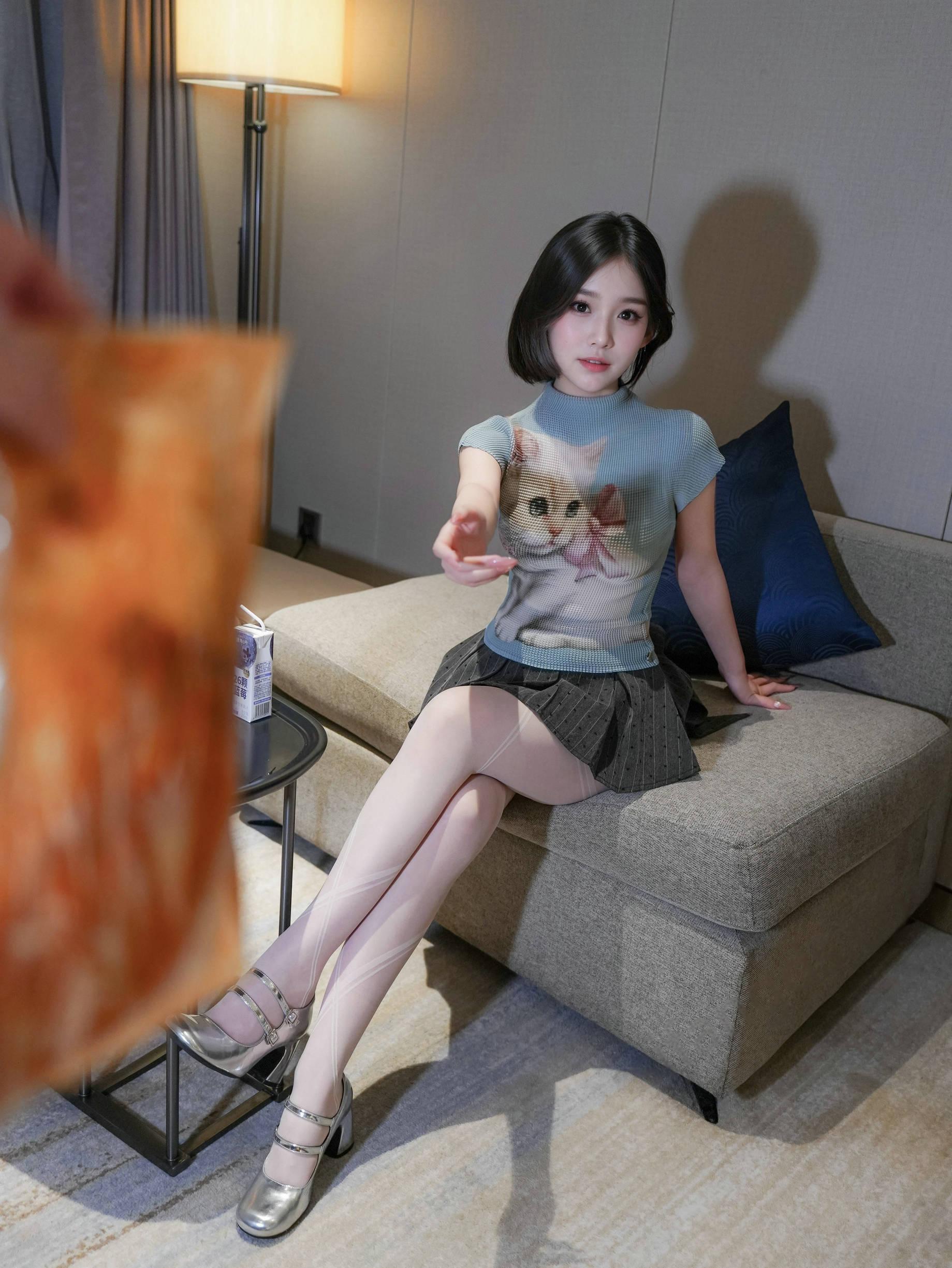 [Paid Model] Ah Zhizhi Zhiu Alluring Private Photoshoot Benefit 79P 2