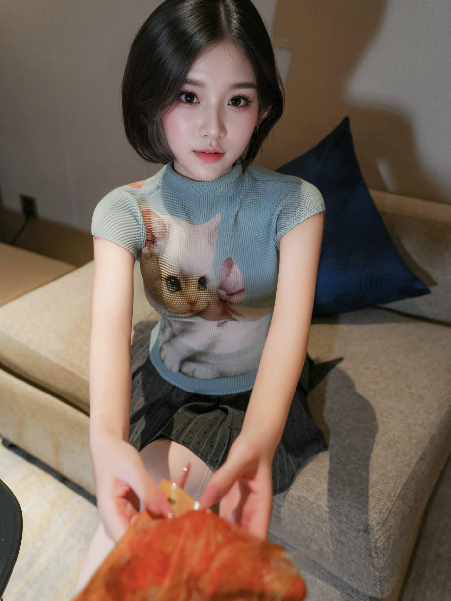 [Paid Model] Ah Zhizhi Zhiu Alluring Private Photoshoot Benefit 79P 4
