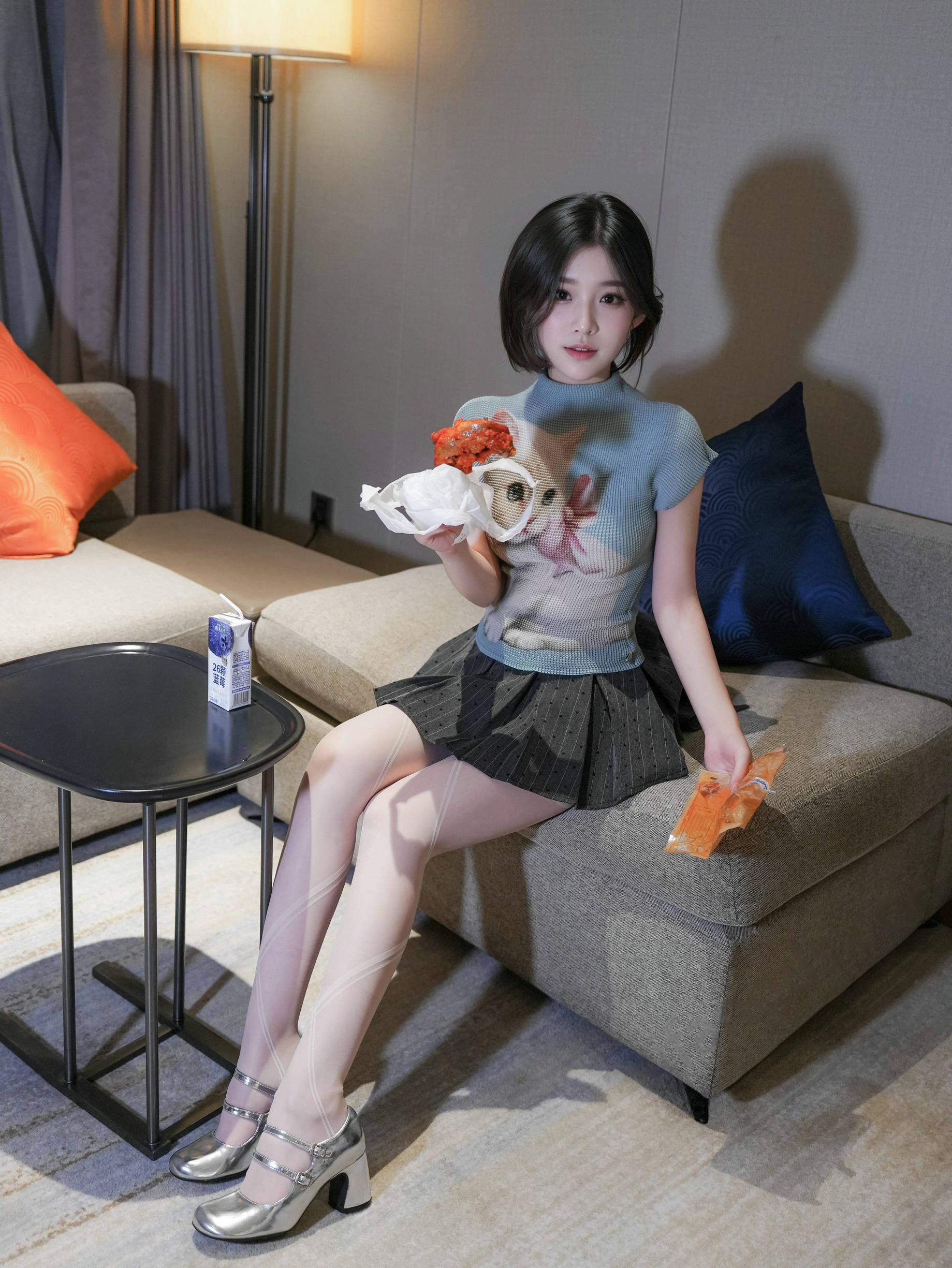 [Paid Model] Ah Zhizhi Zhiu Alluring Private Photoshoot Benefit 79P 7