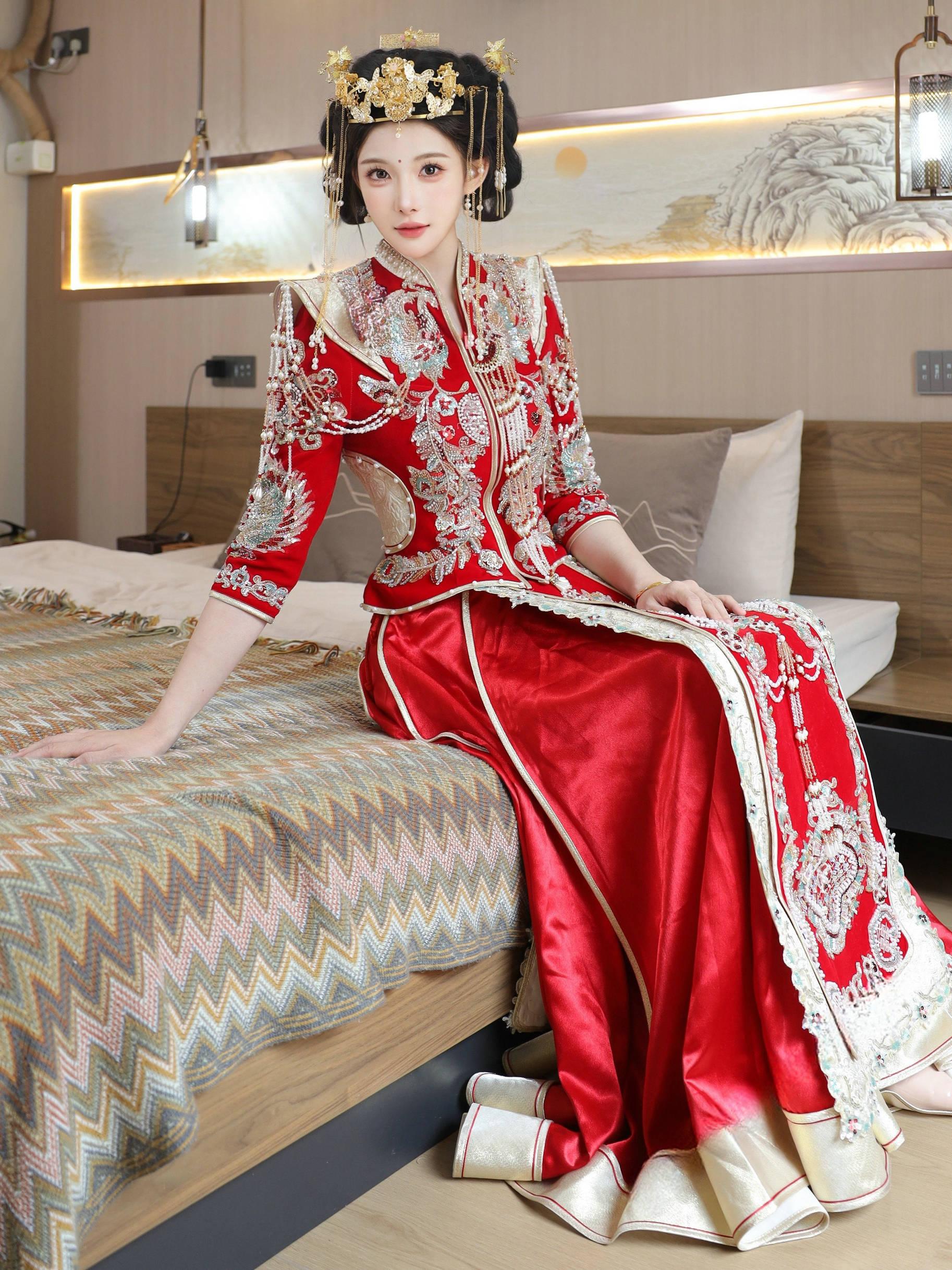 [Featured Selection] Li Shuang'er: Alluring Private Shoot Benefits - Bridal Xiuhe 109P