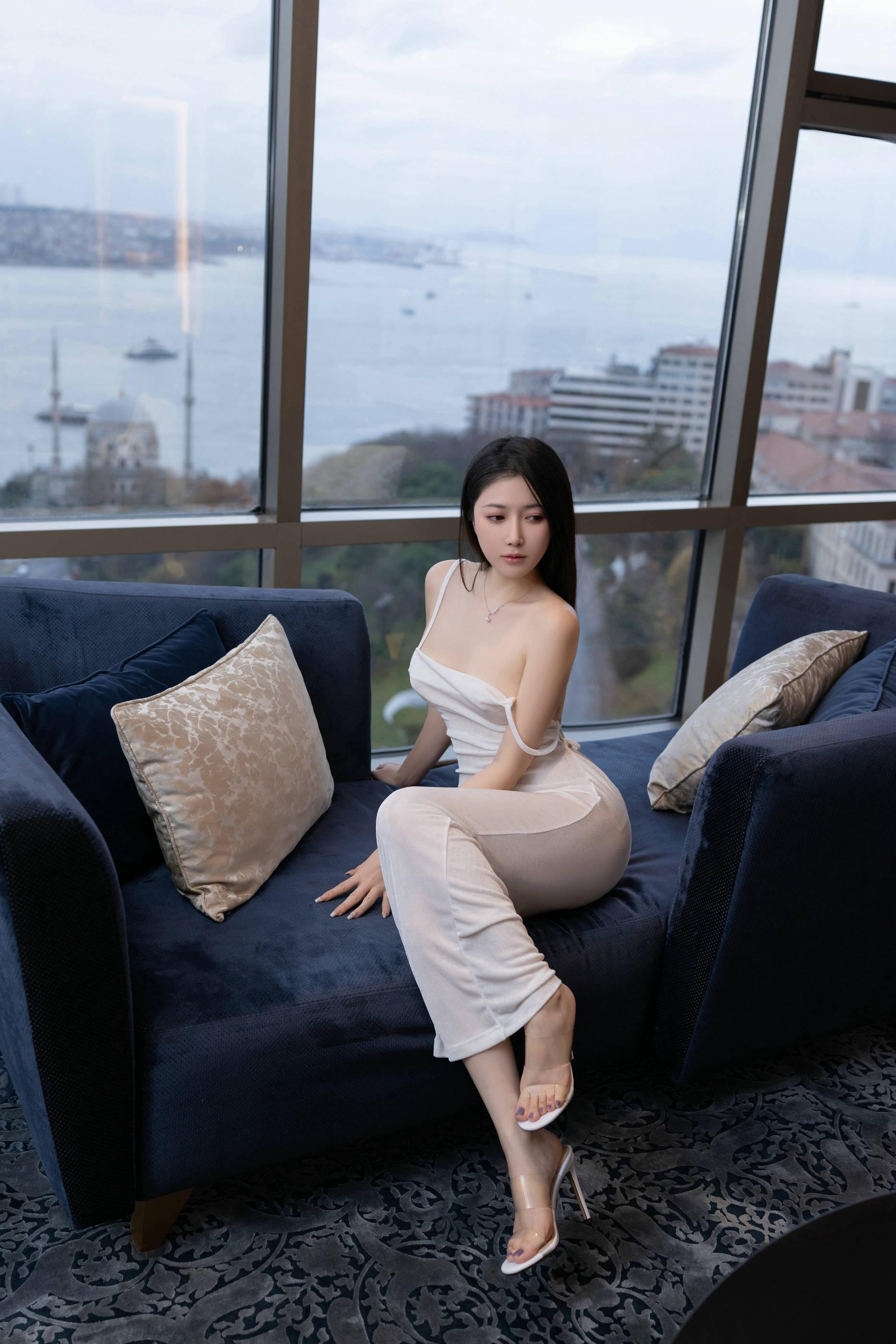 Paid Feature] Fish Roe Fish Alluring Private Photoshoot Benefits Sheer White Gauze 116P 7